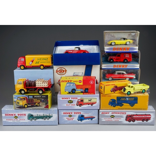 580 - A box of Atlas Edition and Matchbox reproduction Dinky vehicles, all boxed, some still shrink wrappe... 