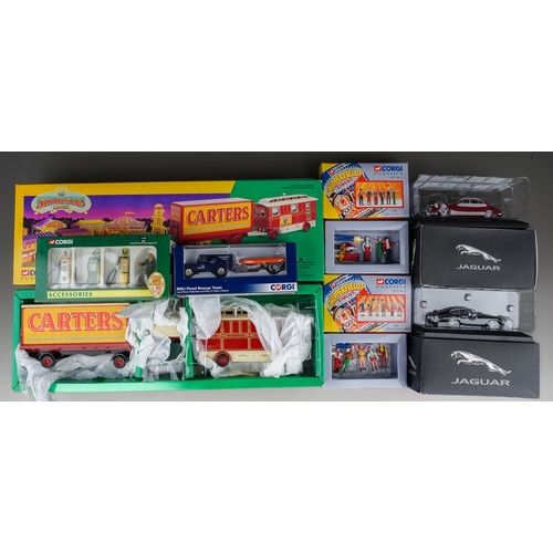 583 - A collection of seven Corgi and Atlas Editions diecast vehicles, including a Corgi Classics 16501 Ca... 