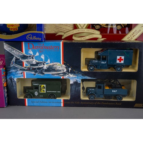 594 - A small collection of boxed Corgi, Matchbox and Lledo diecast toys, comprising a Lledo The Golden Da... 