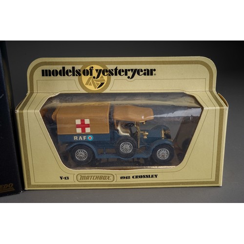 594 - A small collection of boxed Corgi, Matchbox and Lledo diecast toys, comprising a Lledo The Golden Da... 