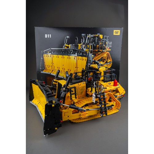 610 - Lego Technic Control D11 Cat Bulldozer 42131 constructed with box and instructions, appears complete... 