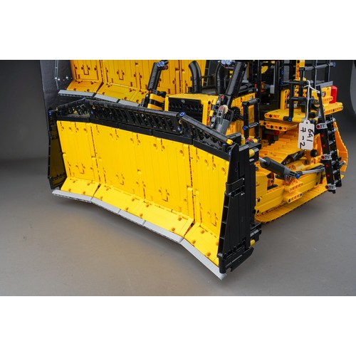 610 - Lego Technic Control D11 Cat Bulldozer 42131 constructed with box and instructions, appears complete... 