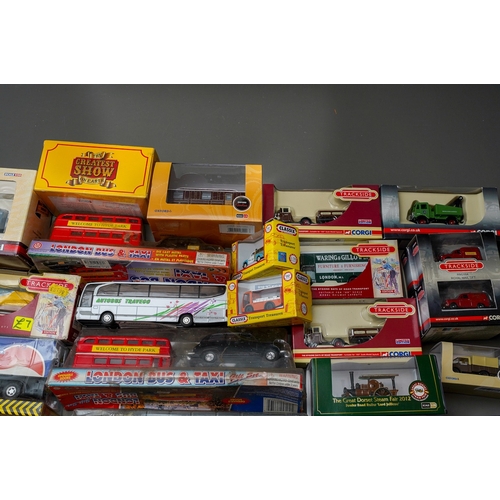 629 - Assorted die cast trucks and cars (1 box)