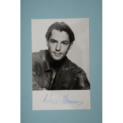 653 - Autographs, a folder containing approximately one hundred signed publicity cards, photographs and le... 