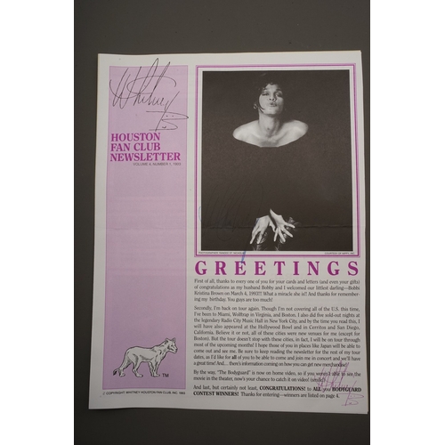 655 - Autographs, a folder containing over eighty signed publicity photos, letters, magazines or scraps of... 