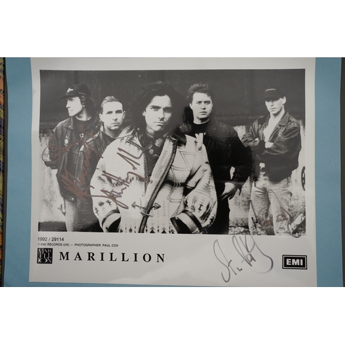 655 - Autographs, a folder containing over eighty signed publicity photos, letters, magazines or scraps of... 