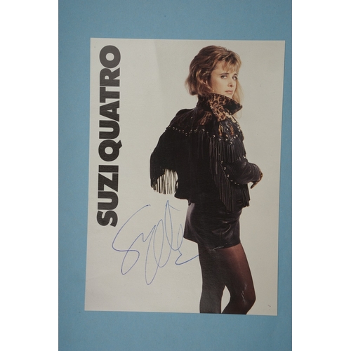 655 - Autographs, a folder containing over eighty signed publicity photos, letters, magazines or scraps of... 