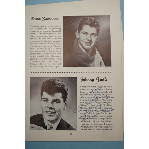 655 - Autographs, a folder containing over eighty signed publicity photos, letters, magazines or scraps of... 