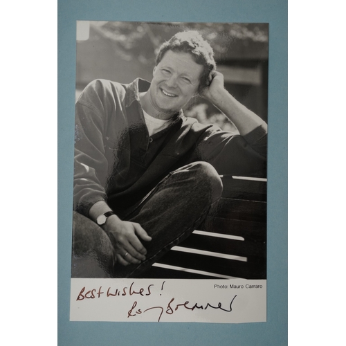 656 - Autographs, a folder containing approximately seventy five signed publicity photographs and letters,... 