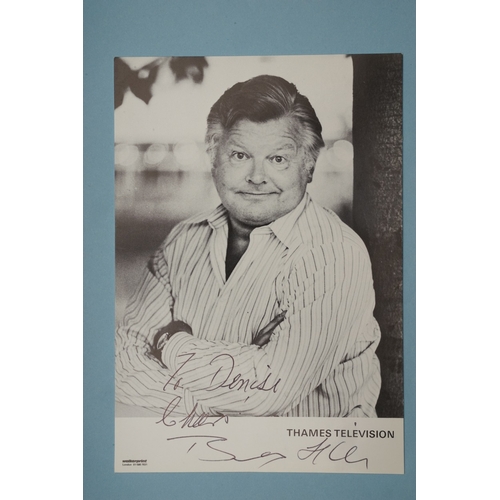 656 - Autographs, a folder containing approximately seventy five signed publicity photographs and letters,... 