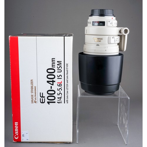 658 - A Canon EF 100-400mm f/4.5-5.6 L IS USM lens with original box