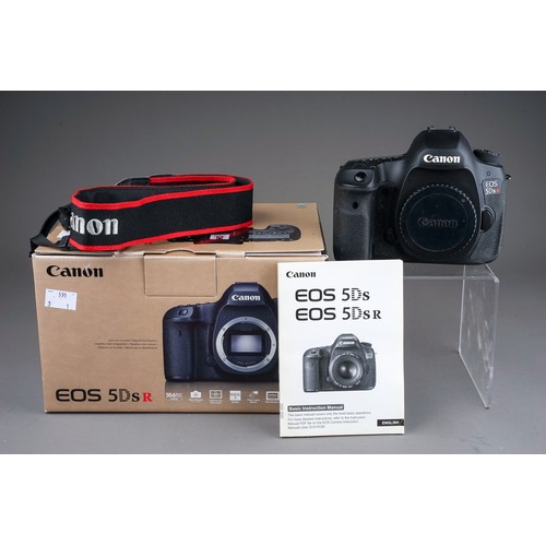 660 - A Canon EOS 5DsR camera body with original box