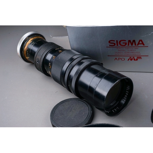 666 - A collection of 15 Canon fit lenses including Canon EF 75-300mm f4-5.6 lens, a Sigma 12-24mm 4.5-5.6... 