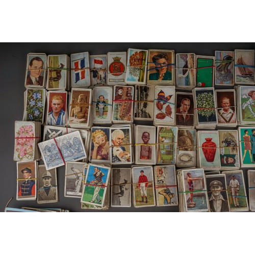 681 - Assorted vintage and early 20th Century Cigarette and Trade cards, sporting to include cricket, rugb... 