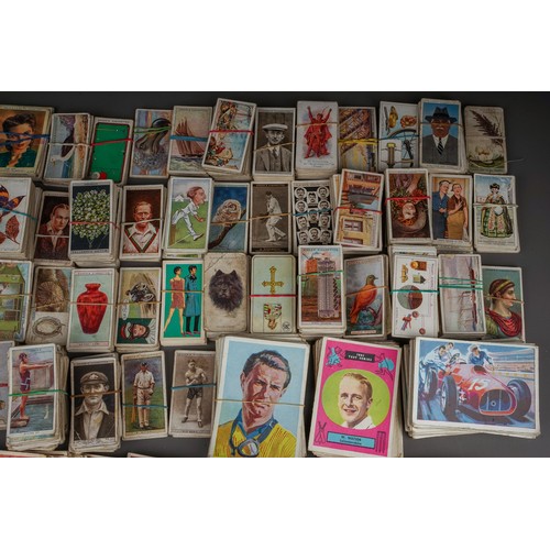 681 - Assorted vintage and early 20th Century Cigarette and Trade cards, sporting to include cricket, rugb... 