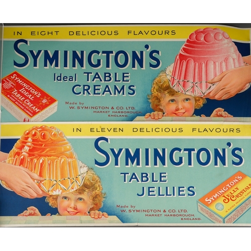 692 - A collection of Symingtons soup / jellies/ etc Advertising labels and posters.