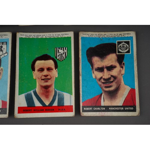 698 - Football/ vintage Trade cards: 47 A&BC Gum with Planet Ltd,  Footballers  includes Brian Clough, Rob... 