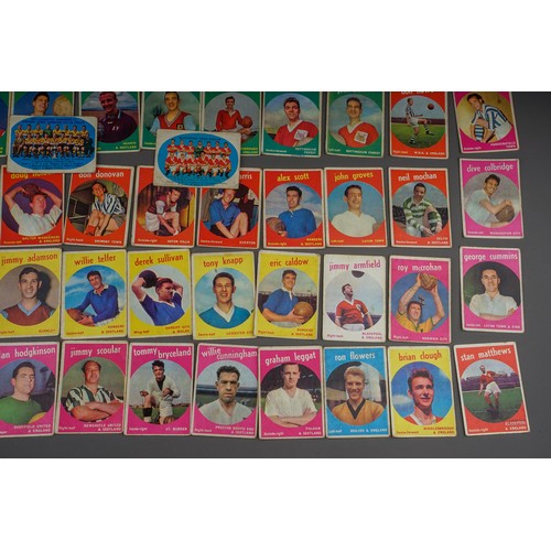 699 - Football: 86 vintage Trade cards, A&BC Gum - Rub edge of Coin, footballers to include: Stan Matthews... 