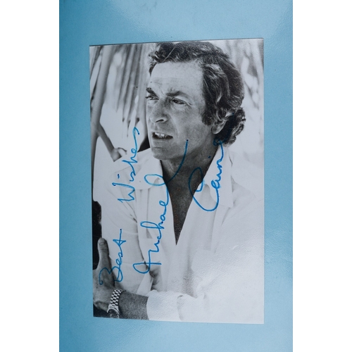 722 - Autographs, Male Actors, a folder containing approximately one hundred and eleven signed photographs... 