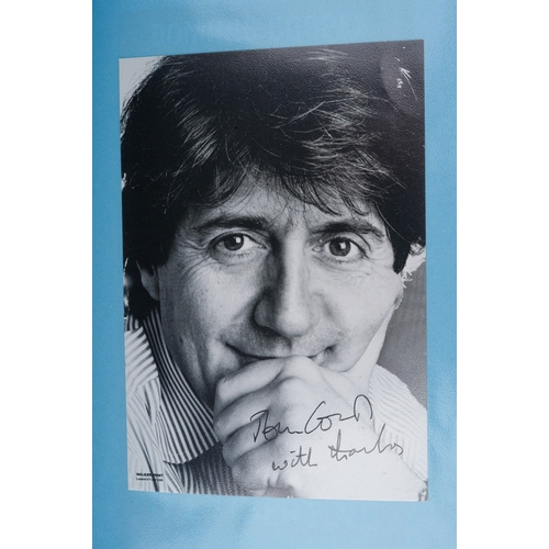 722 - Autographs, Male Actors, a folder containing approximately one hundred and eleven signed photographs... 