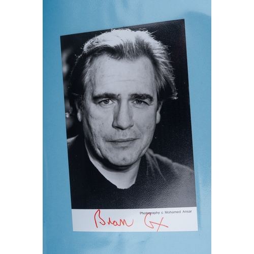 722 - Autographs, Male Actors, a folder containing approximately one hundred and eleven signed photographs... 