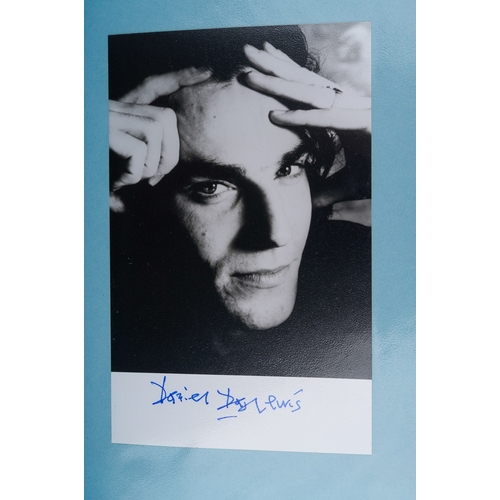 722 - Autographs, Male Actors, a folder containing approximately one hundred and eleven signed photographs... 