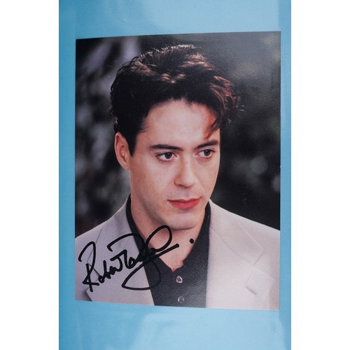 722 - Autographs, Male Actors, a folder containing approximately one hundred and eleven signed photographs... 