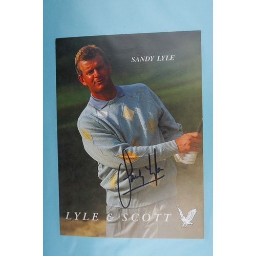 724 - Autographs, Sporting personalities, a folder of approximately one hundred and eighteen signed photos... 