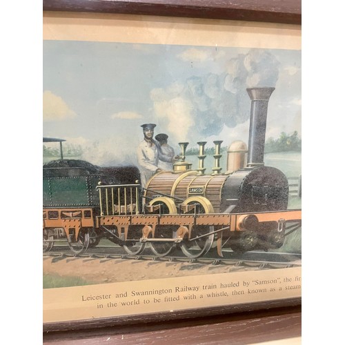 742 - Two C Hamilton Ellis Carriage Prints From The Travel In Series 1835 Leicester & Swannington Railway ... 