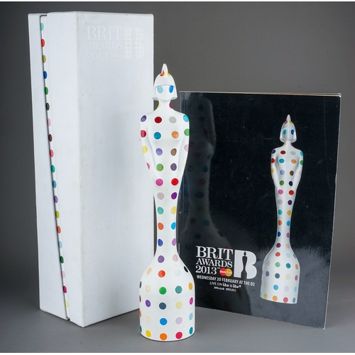 756 - [Hirst, Damien] 2013 Brit Award designed by Damien Hirst with iconic spot design,
 with original box... 