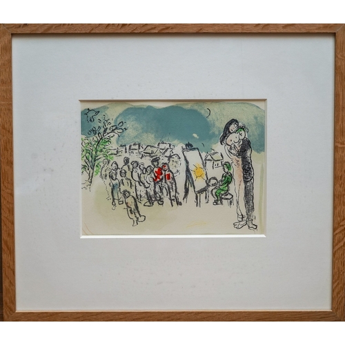 807 - Marc Chagall (1887-1985)
Homage to Julien Cain 1968
lithograph, 17 x 23cm
printed by Mourlot, framed... 