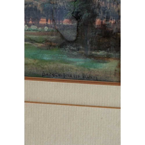 823 - Baragwanath King (British, 1864-1939)
Landscape with Sheep
watercolour, 26 x 35cm
signed lower right... 