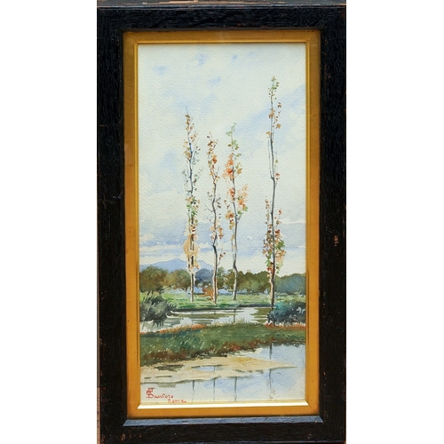 832 - Francesco Raffaelo Santoro (Italian 1844 - 1927) Watercolour framed by Ford of Dickenson, signed low... 