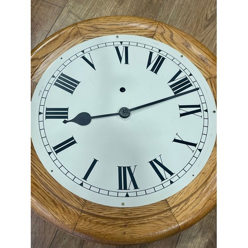 846 - 2 wall clocks, both in working order with keys