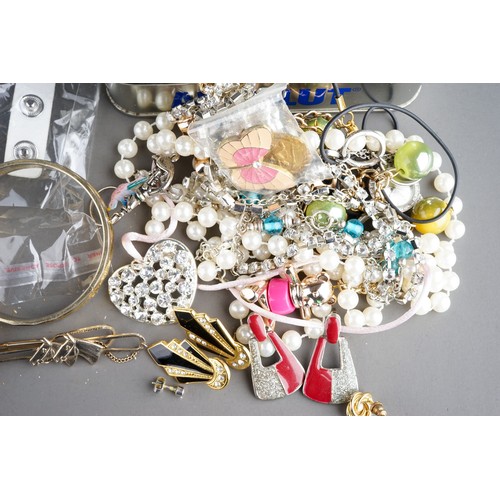 3 - Assorted costume jewellery and watches