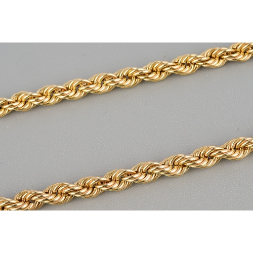 109 - 9 ct gold chain, total weight 3.3g, total length 45 cm