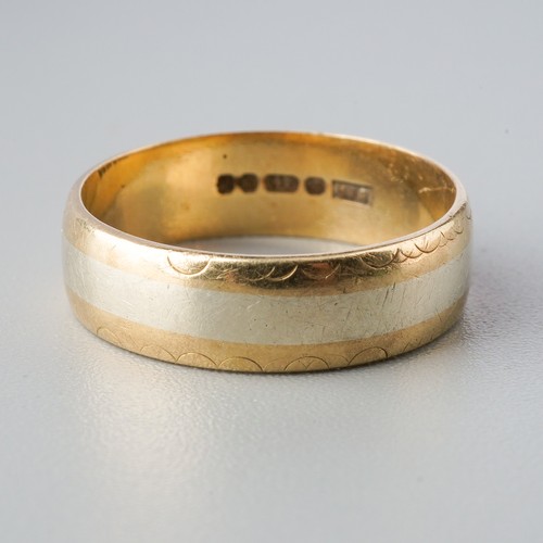 154 - 9ct gold wedding ring, gross weight 2.1g, UK size J