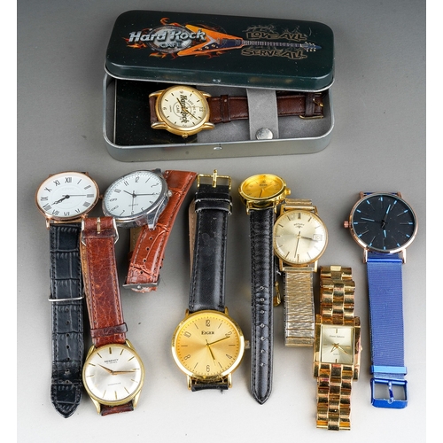 210 - Collection of watches including Rotary, Regency, Eiger, Hard Rock