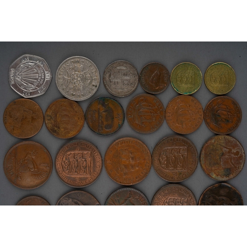 328 - A small collection of 19th and 20th century British and Worldwide coins, including a USA 1976 $1 dol... 