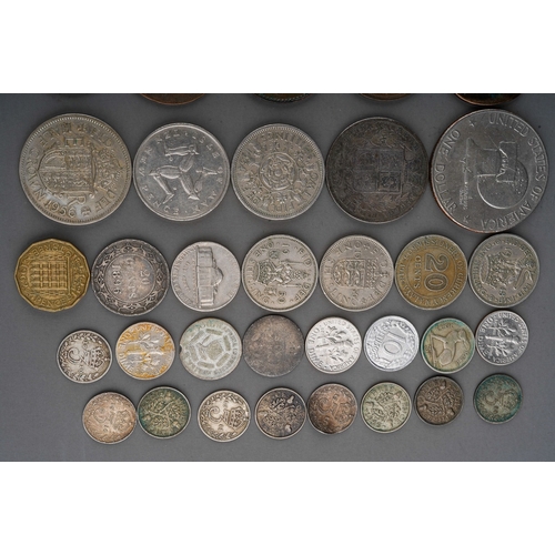 328 - A small collection of 19th and 20th century British and Worldwide coins, including a USA 1976 $1 dol... 