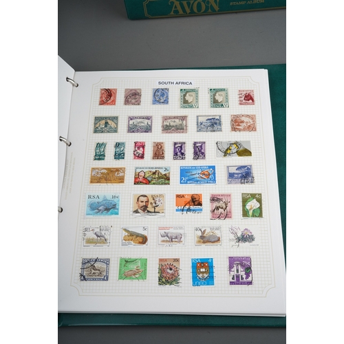 347 - A collection of 5 albums of stamps and first day covers, Worldwide, may locomotive themed, together ... 