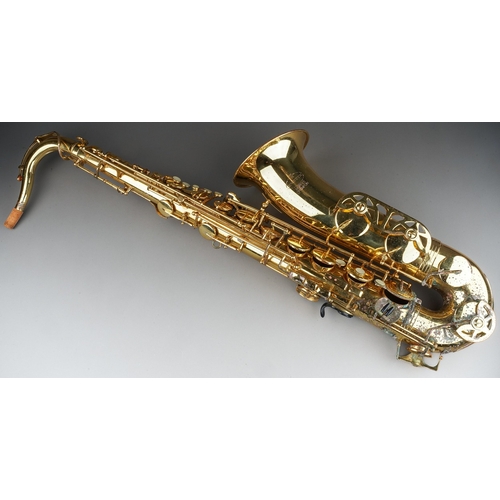 360 - A cased Evette Buffet Crampon tenor saxophone in heavily rusted and tarnished condition