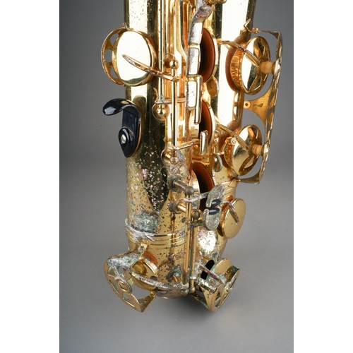 360 - A cased Evette Buffet Crampon tenor saxophone in heavily rusted and tarnished condition