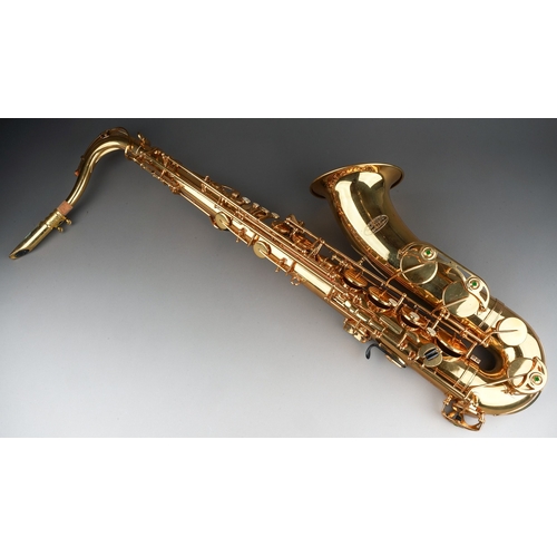 362 - A cased Classic Cantabile TS-450 brass tenor saxophone, serial no.170302, with quality certificate f... 