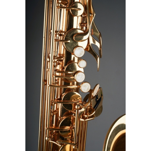 362 - A cased Classic Cantabile TS-450 brass tenor saxophone, serial no.170302, with quality certificate f... 