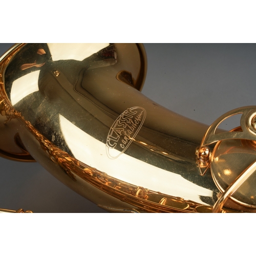 362 - A cased Classic Cantabile TS-450 brass tenor saxophone, serial no.170302, with quality certificate f... 