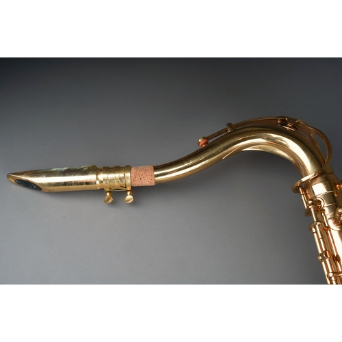 362 - A cased Classic Cantabile TS-450 brass tenor saxophone, serial no.170302, with quality certificate f... 