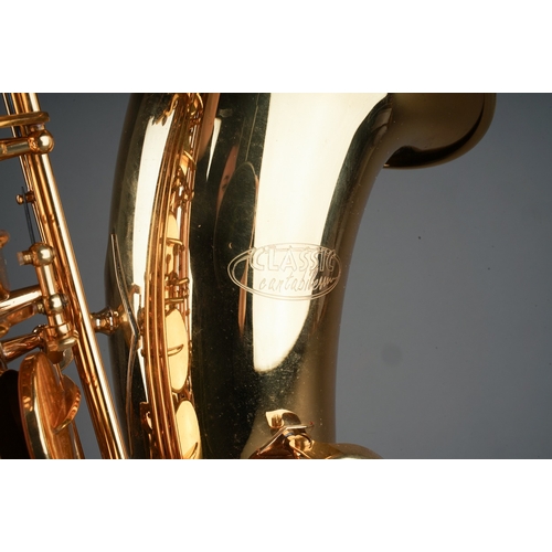 362 - A cased Classic Cantabile TS-450 brass tenor saxophone, serial no.170302, with quality certificate f... 