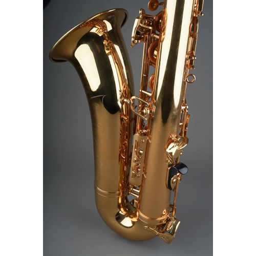 362 - A cased Classic Cantabile TS-450 brass tenor saxophone, serial no.170302, with quality certificate f... 