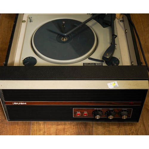 364 - A vintage Bush RP50 record player, with carrying handle (untested)